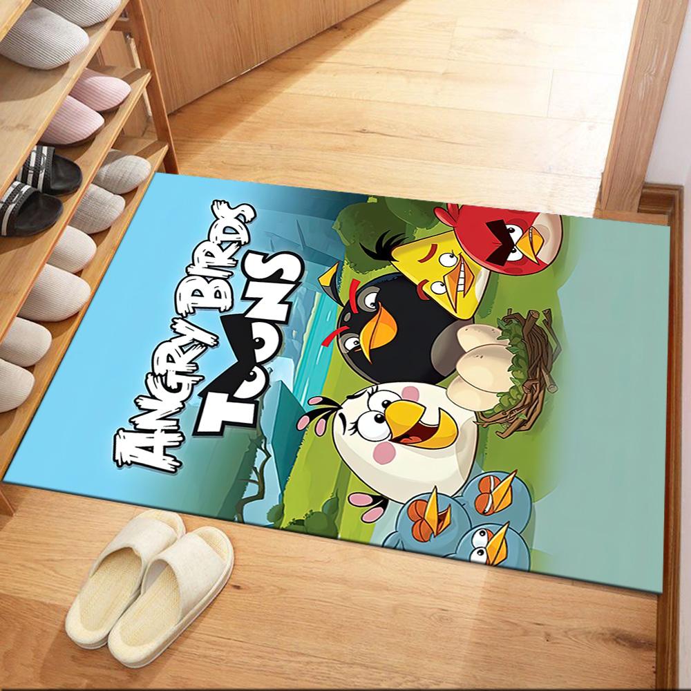 Angry Birds Adventure Square rugs are a great choice for living rooms, bedrooms, home décor, and as gifts.