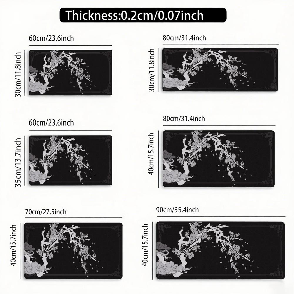 Mouse Pad Japanese Style Larger Mousepad Flower XXL Gaming Keyboard Computer Desk Mat Accessories Game Mousepads Office Carpet
