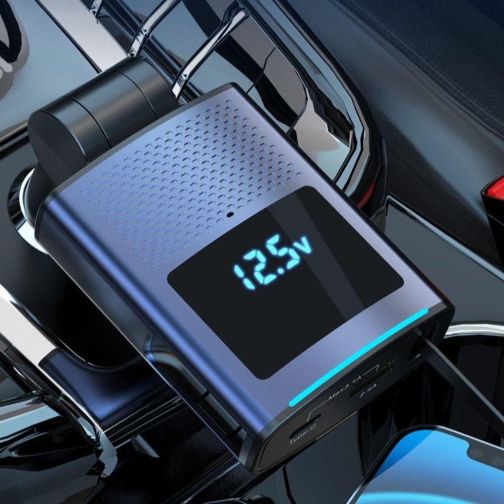 LED Display Car Phone Charger PD65W Fast Charging Universal Mini Car Charger Vehicle