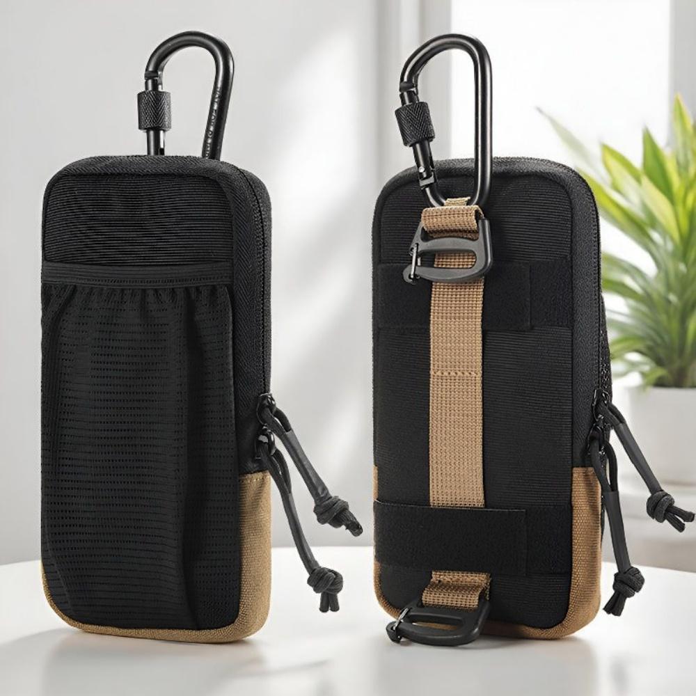 Mobile Phone Bag Waterproof Edc Belt Pouch Tactical Waist Bag Portable Molle Pouch For Outdoor Adventures Hiking Tactical