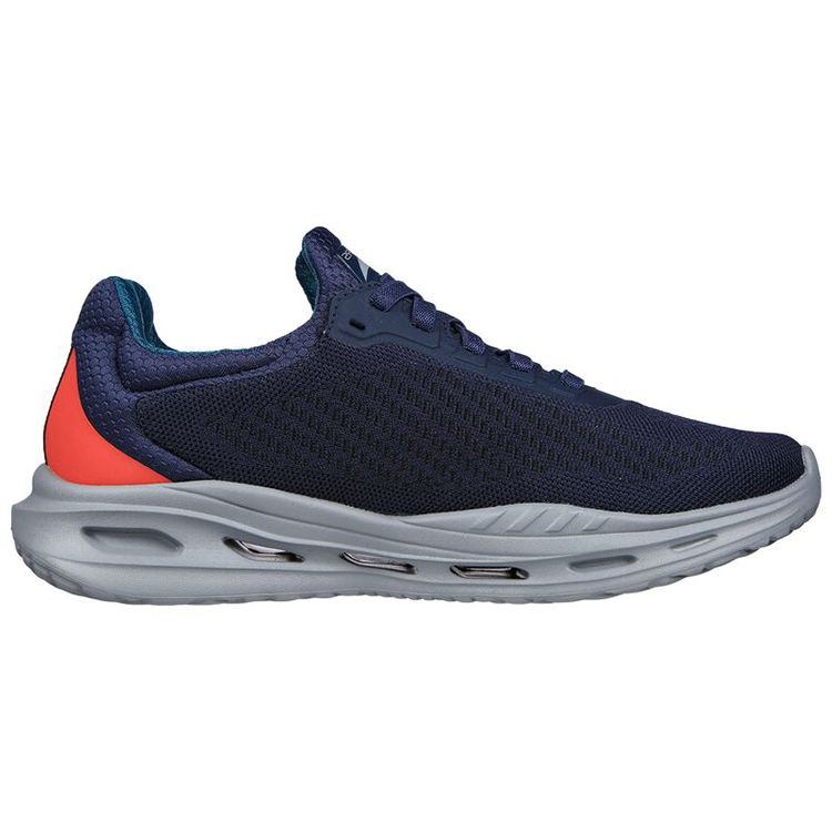 Skechers Arch Fit Orvan-Trayver Удобная Ткань Низкие Повседневные Беговые Кроссовки Мужские кроссовки Синий 210434-DKNV