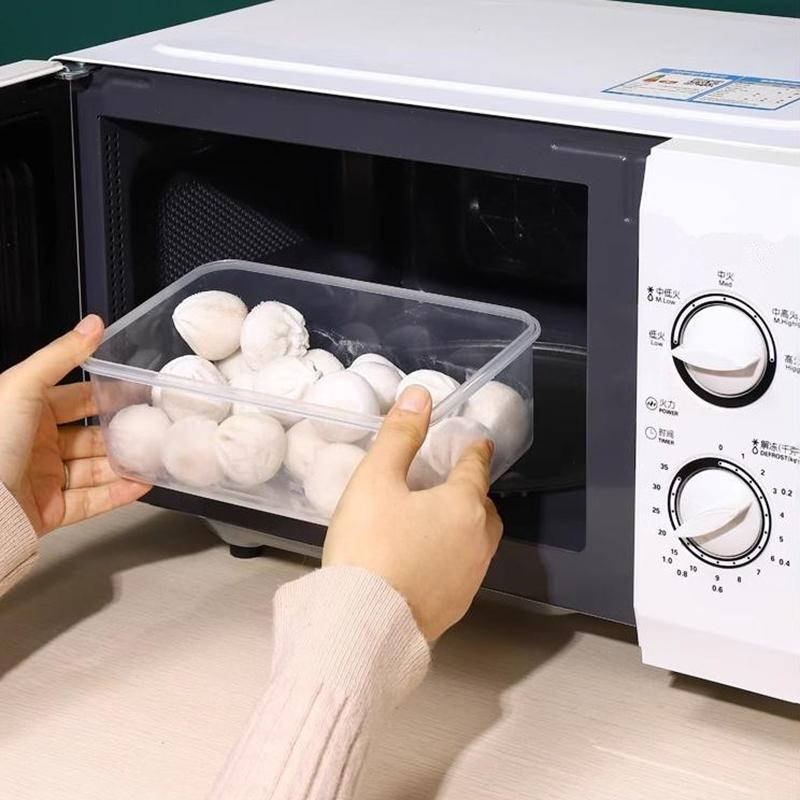 550/1000/1500/2500 мл Контейнер для хранения продуктов в холодильнике с пластиковой крышкой Контейнер для сохранения свежести продуктов Ланч-бокс для пикника