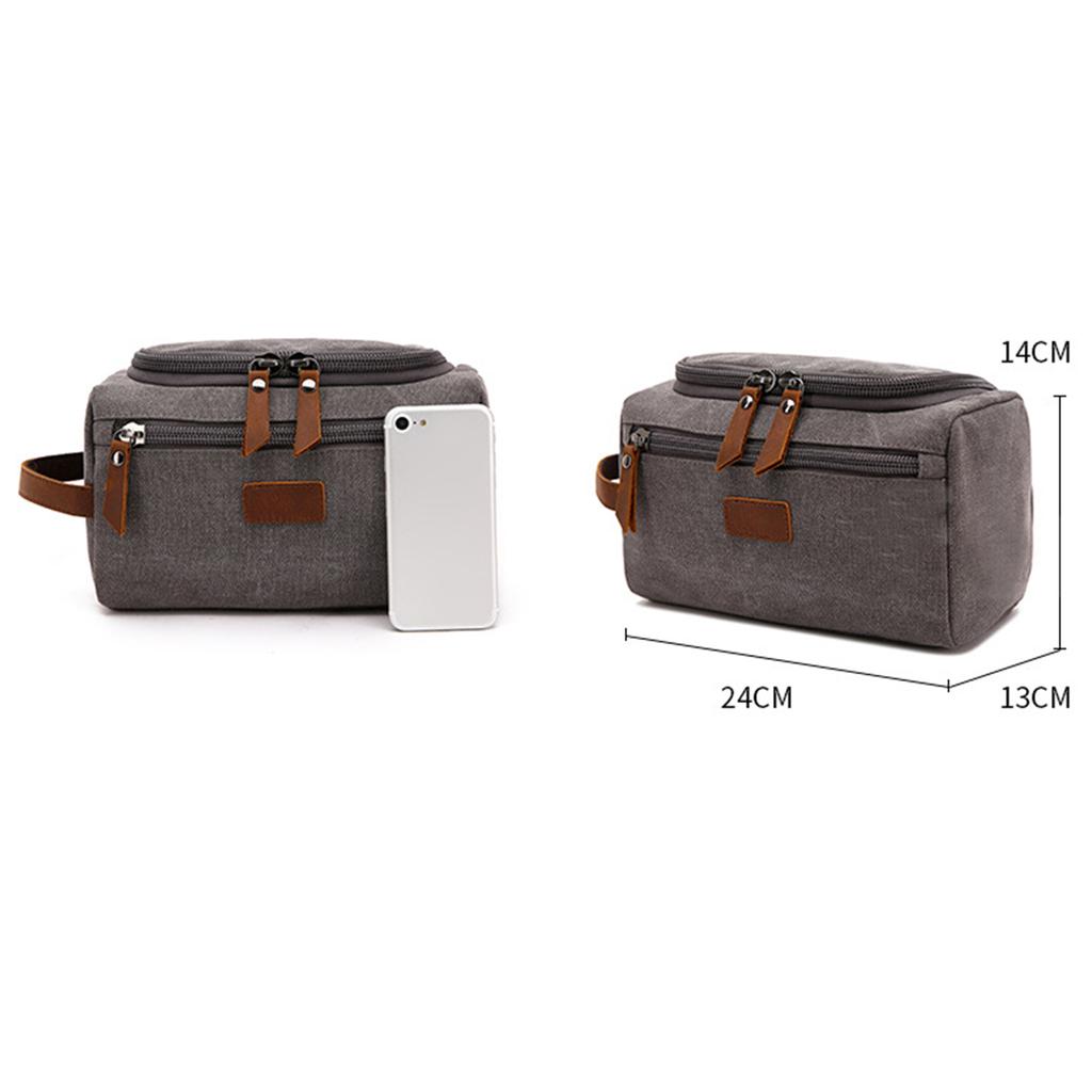 Portable Carry Travel Makeup Bag Storage Protective Cosmetic Case Zipper Organizer