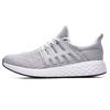 Дышащие кроссовки с низким верхом для бега, мужские кроссовки, серые, белые 91815555-3