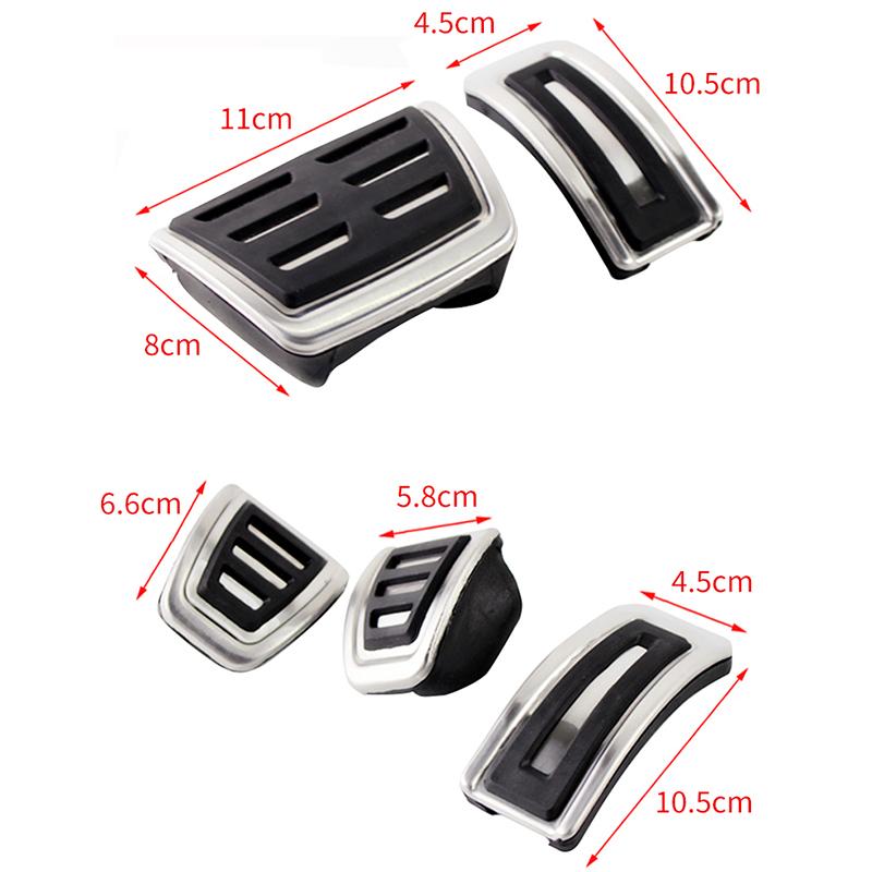 Для Volkswagen VW Golf 7 8 MK7 MK8 Golf 7,5 MK7.5 2013-2022 2023 Автомобильная подставка для ног, чехол для педали акселератора и тормоза