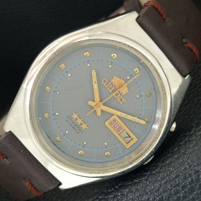 CRYSTAL AUTOMATIC 46943 ВИНТАЖНЫЕ ЯПОНСКИЕ МУЖСКИЕ ЧАСЫ С ОРИГИНАЛЬНЫМ ЦИФЕРБЛАТОМ a704933-1