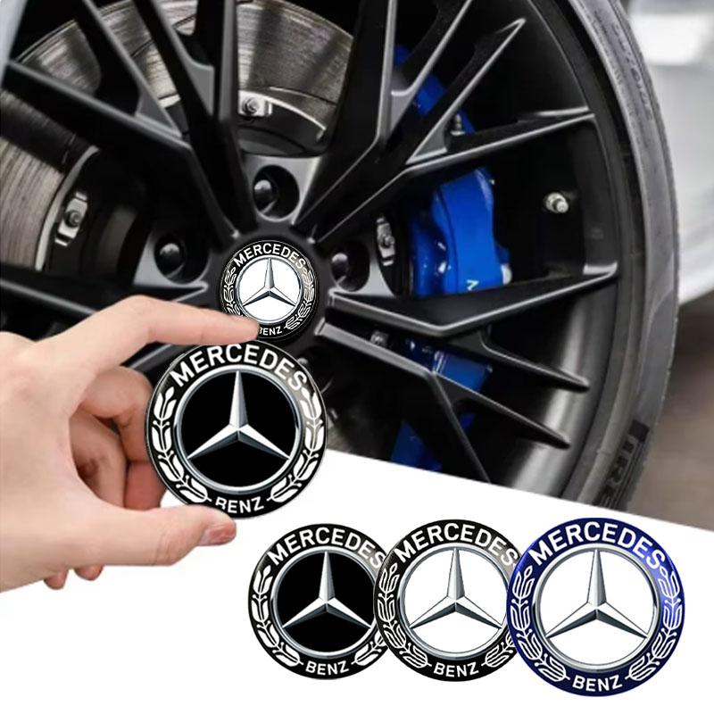 FCM5 Car Tyre Wheel Center Hubcap Badge protect sticker For Mercedes Benz W203 W204 W205 W210 W211 W212 W221 W222 CLS Car Accessories