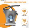 Electric Citrus Juicer, Automatic Orange Juicer Squeezer with Soft-Grip Handle, Orange Juice Extractor Machines for