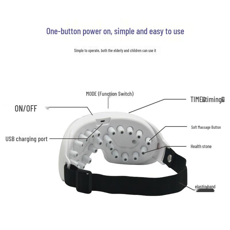Rechargeable Vibrating Eye Massager HY008 CN plug (adapter included)