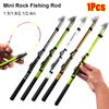 1 шт. Углепластиковое удилище для скалистой рыбалки, портативное, 1,5/1,8/2,1/2,4 м, фидерное удилище, спиннинг, нахлыст, карповое, ультралегкое, мини-удочка