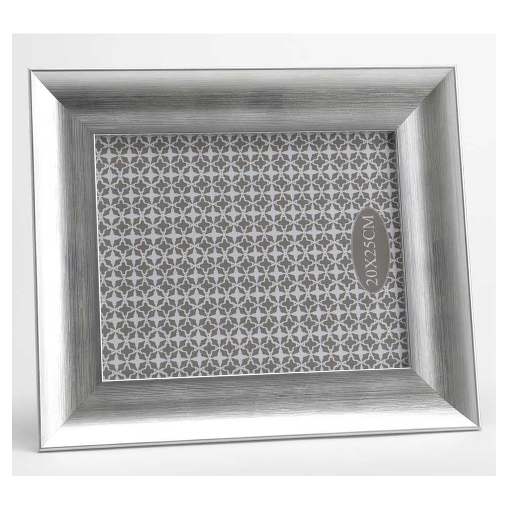 Les Trésors De Lily [Q9636] — Рамка для фото из смолы «Дизайн», серебристо-серая — фото 20x25 см