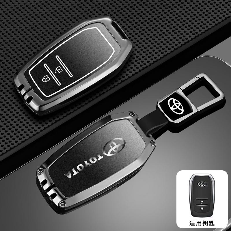 Чехол-оболочка для корпуса автомобильного ключа для Toyota CHR Hilux Fortuner Land Cruiser 200 Camry Corolla Crown RAV4 Highland Аксессуары Брелок