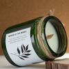 Greenman Woodwick Soy Candle – Leaves and Linen