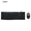 Logitech Проводная клавиатура и мышь MK200