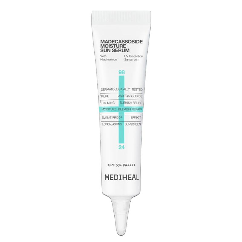 Mediheal Мадекассосид Увлажняющая Солнечная Сыворотка Регенерация Пятен SPF 50+ PA++++ 15мл/50мл
