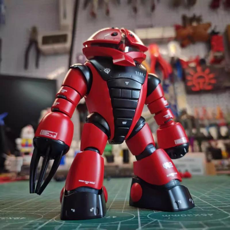 HG 1/144 MSM-04 Красный Акгай Цвет Чара Сборная Модель Kit Аниме Меха Фигурка Действия С Декалями На Водной Основе Мальчик Игрушка Украшение Подарок