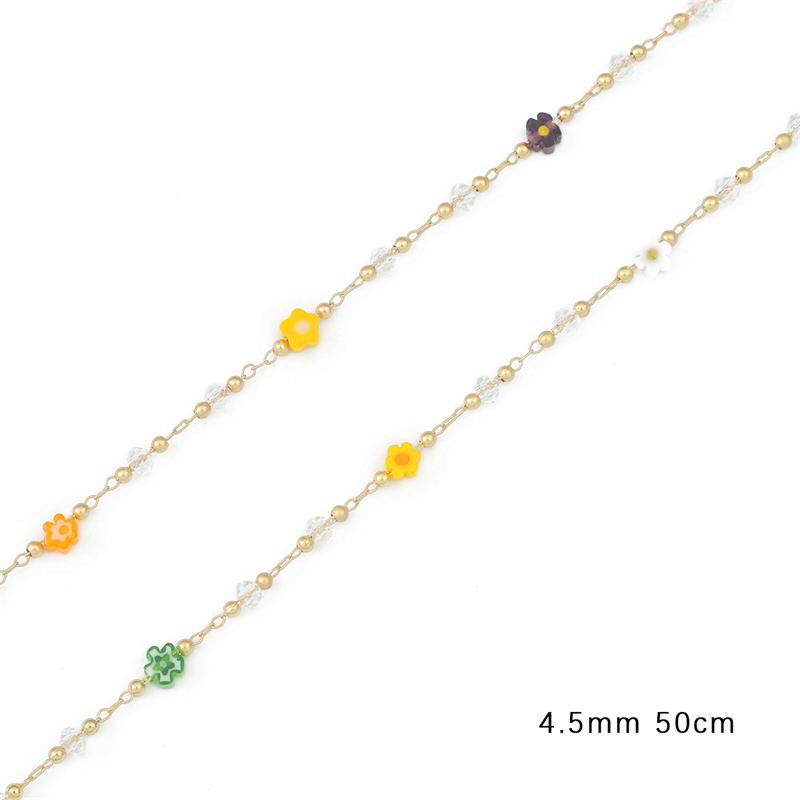 50 см медная цепочка на руку, подвеска для DIY ожерелья, браслета, аксессуары для изготовления ювелирных изделий, принадлежности ручной работы