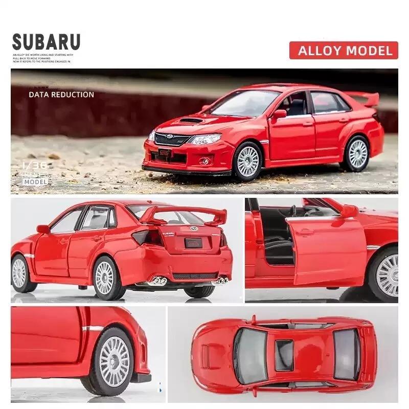 Subaru Impreza WRX STI 2010 Rally Car JDM Simulation Diecast & Toy Vehicle RMZ City 1:36 Alloy Model Gifts For Children
