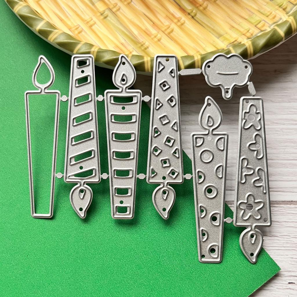 Свеча Металлические Штампы Скрапбукинг Трафарет Вырубки Открытка Тиснение DIY Шаблон Фотоальбома Форма Декор Поделка