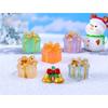 Светящийся ночник в подарочной коробке, миниатюрная елочная игрушка из смолы шести цветов, креативный рождественский декор.