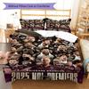 Broncos Forever Bedding Quilt Set Quilt Cover Pillowcase Home Decoration Birthday Gift (1 * duvet cover + 2 * pillowcase, without core)