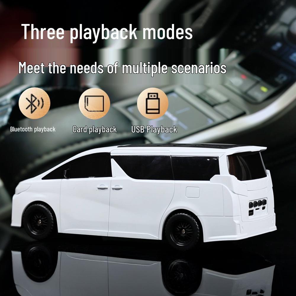 Solar Car Model Bluetooth Speaker - Creative Mini Wireless Audio Ornament P339T