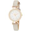 Fieldwork Analog Ist Watch, Gold with Leather Strap, Women's, Gray, ASS161-3