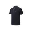 2023 Summer New Simple Sports Polo Shirt Men Tops Deep-Black A11M325125F-BK