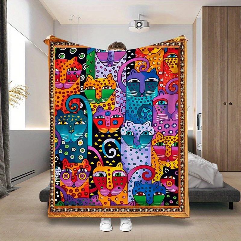 150*200cm Flannel Blanket, Thickened Blanket, Air-conditioned Nap Blanket