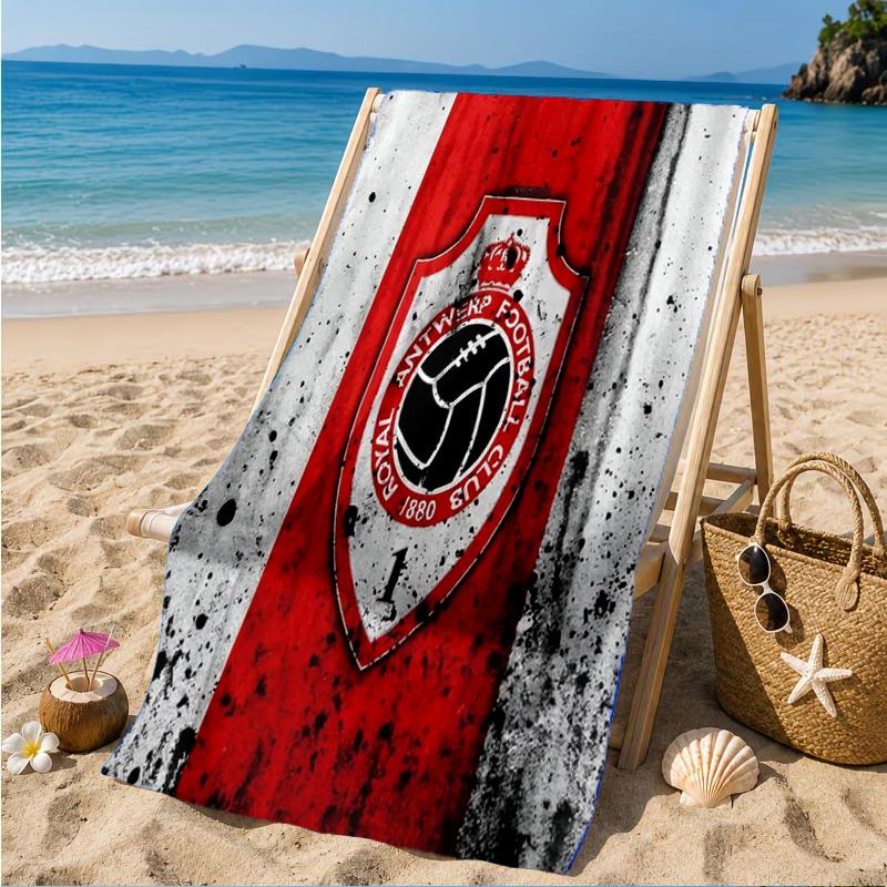 Royal Antwerp Fc Crest Beach Towel, Quick-drying, Easy to Care for, Suitable for Both Fitness and Beach Vacations,Sports Essential