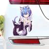 DM76#15 см Чистая и милая аниме-девушка Виниловая наклейка на автомобиль Водонепроницаемая виниловая наклейка Автомобильные аксессуары Декор