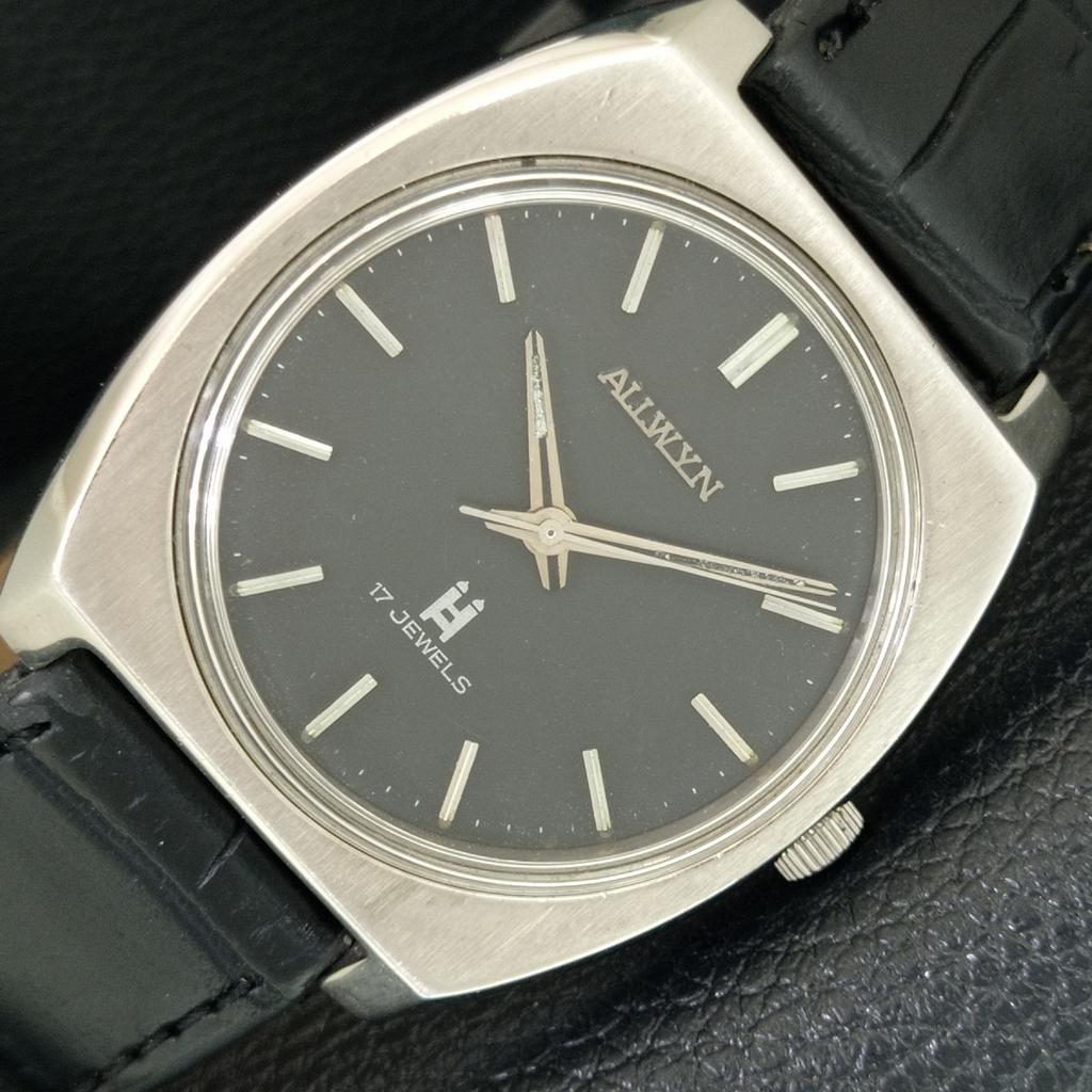ВИНТАЖНЫЕ МЕХАНИЧЕСКИЕ ЧАСЫ ALLWYN 6300A ИНДИЯ МУЖСКИЕ ОРИГИНАЛЬНЫЙ ЦИФЕРБЛАТ a706235-1