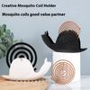 Mosquito Coil Holder Snail Shape Mosquito Repellent Incenses Rack Mosquito Repellent Incense Box Holders Portable for Outdoor