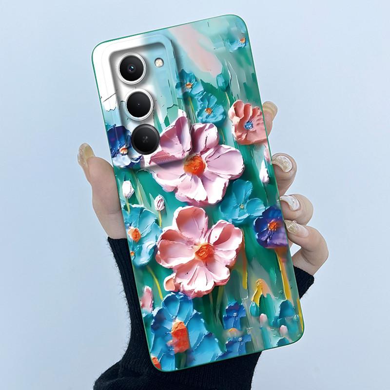 Case For Xiaomi Redmi 15 5G Cute Panda Sweet Girls Cats Silicone Soft Back Cover For Redmi15 5G Slim Bumper Protective Casing