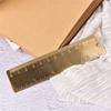 Painting Stationery Students Drawing Tools Metal Ruler Triangle Ruler Straight Ruler Brass Ruler