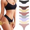 T-back 1/3Pcs Set Low-Waist Thong Women Seamless G-String Bikini Panties Soft and Comfortable
