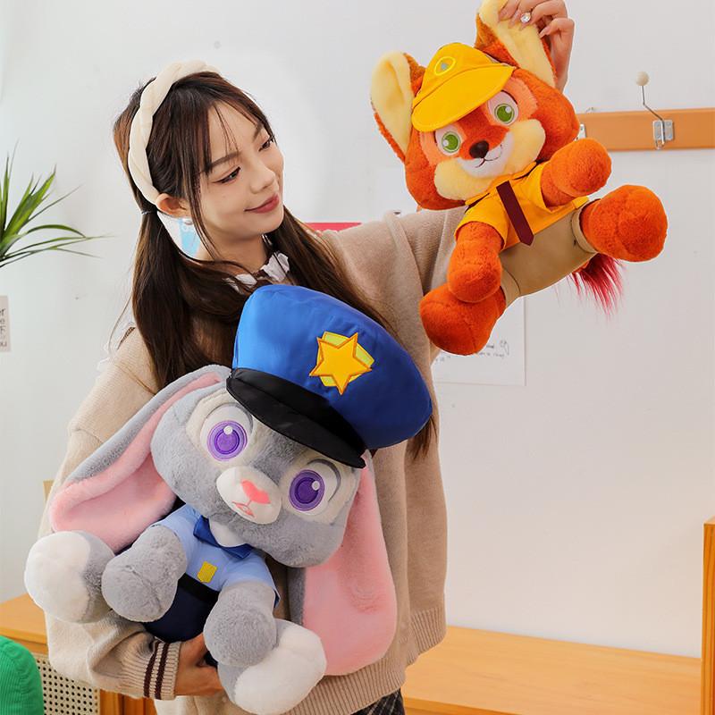 Плюшевая игрушка животное Джуди Ник Зверополис Мягкая подушка для детей и девочек