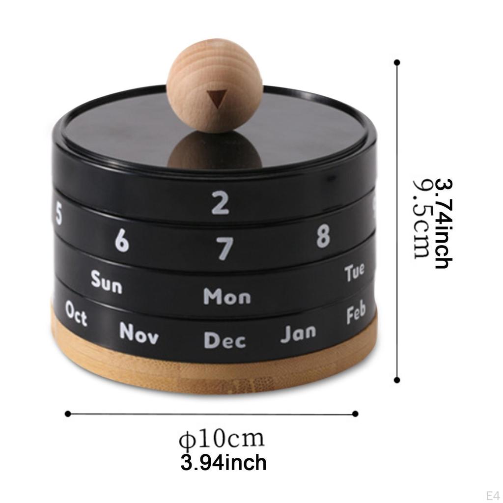 Календарь Аксессуар Офис Многоразовый Творческий Арт Ротари для Дымохода в Школе Дома