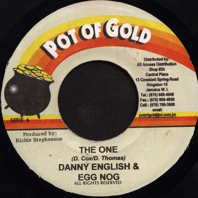 7-дюймовая пластинка DANNY ENGLISH & EGG NOG / BUGSY MAL - The One / That's The Way NONE Pot Of Gold Ямайка Регги, Ска и Даб Б/У