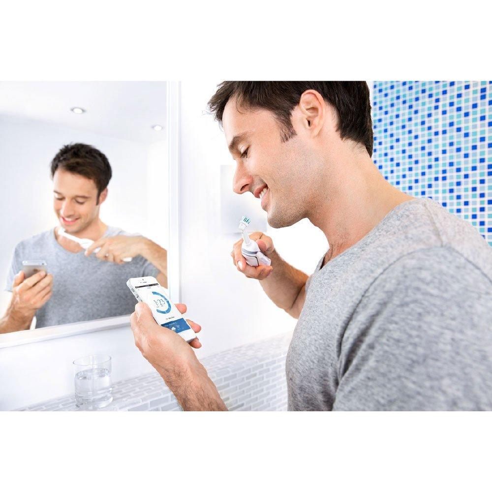 Braun Oral-B Platinum White Electric Toothbrush with Smartphone App, White, D365356WH