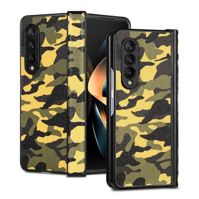 2022 камуфляжный чехол для Samsung Galaxy Z Fold 4 3, модный роскошный роскошный чехол в стиле милитари, противоударные чехлы для Fold4 Fold3 W23