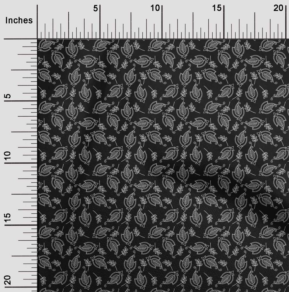 oneOone Ткань Cotton Flex с художественным цветочным принтом Sashiko Craft Fabric BTY 40 дюймов