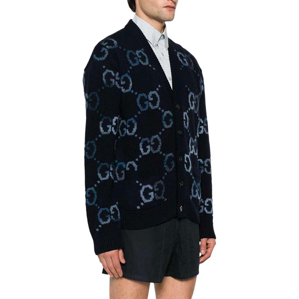 GUCCI Sweater Men's Marine Blue 770507-XKDSJ-4735-