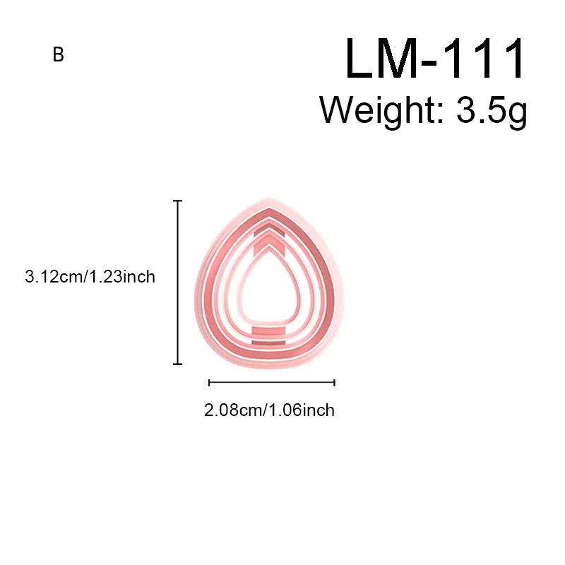 Уникальные формы из полимерной глины Формы для резки глины Инструменты для серег, ювелирных украшений, орнаментов своими руками