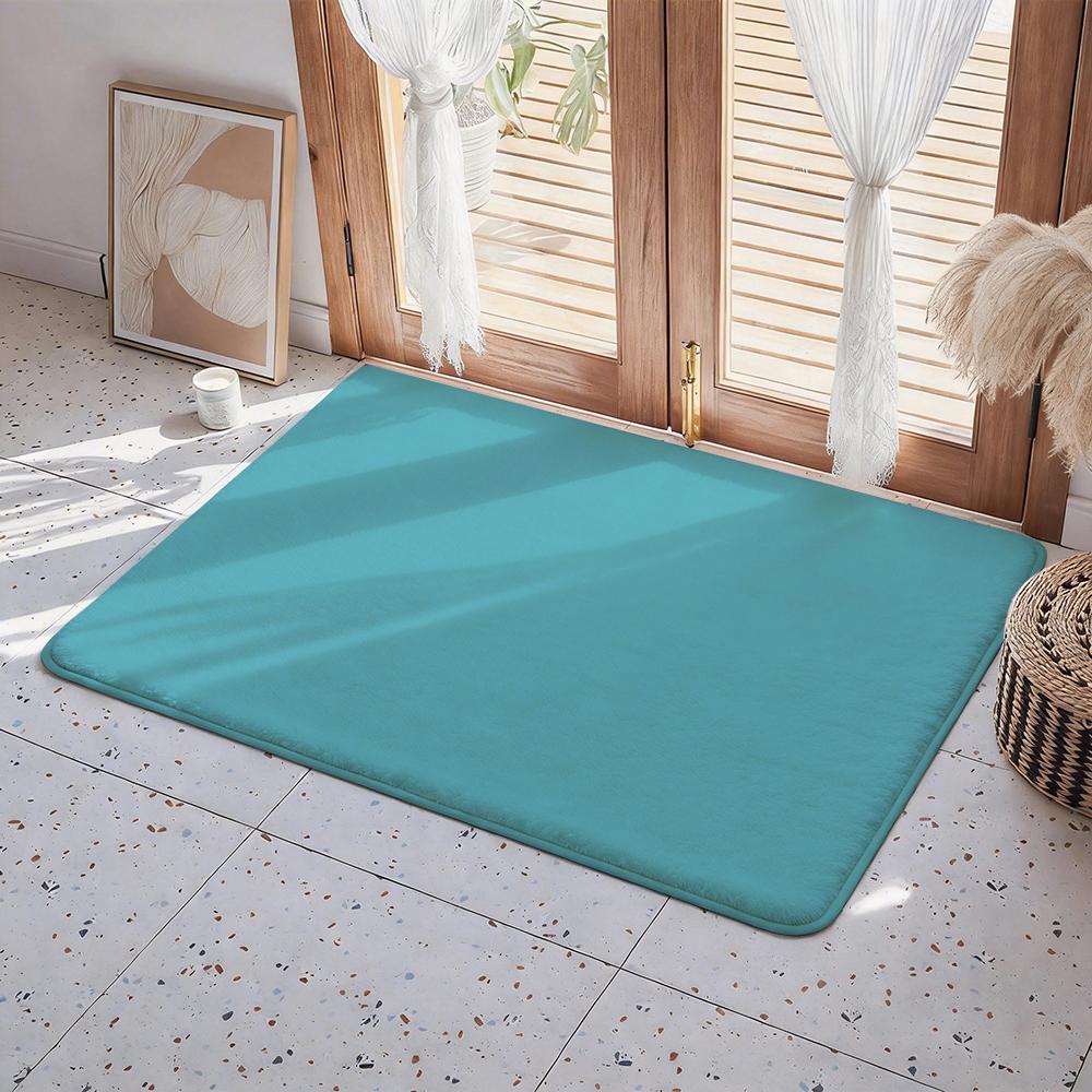 Food C Candy Floor Mat Eco Flannel Doormat Non Slip Odorless Indoor Floor Rug Soft Short Plush Home Mat