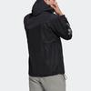 Adidas Originals Trefoil Regen WB повседневная куртка на молнии с половиной молнией, мужская верхняя одежда, черный GE1307
