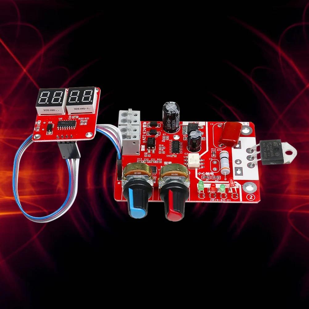 Spot Welder Controller Adjustable Time Current Spot Welder Control Board Digital Display Portable DIY Battery Accessories