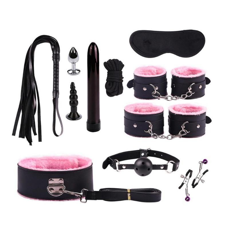 Секс-игрушки для пар для взрослых, эротические БДСМ-наборы, бондаж, наручники, секс-игры, кнут, кляп, SM, БДСМ-игрушки, зажимы для сосков, CYR