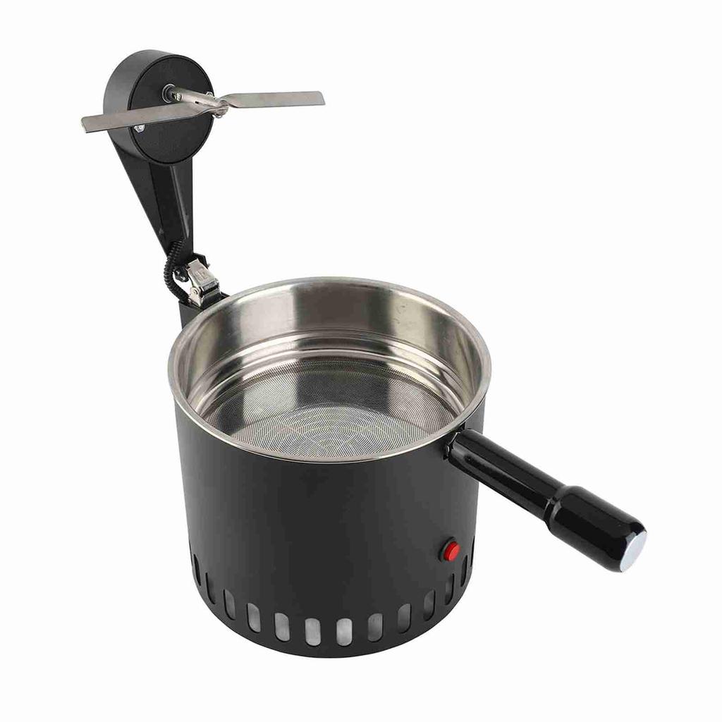 Rotating Coffee Bean Cooler Stainless Steel Filter Screen High Suction Force Electric Roasting