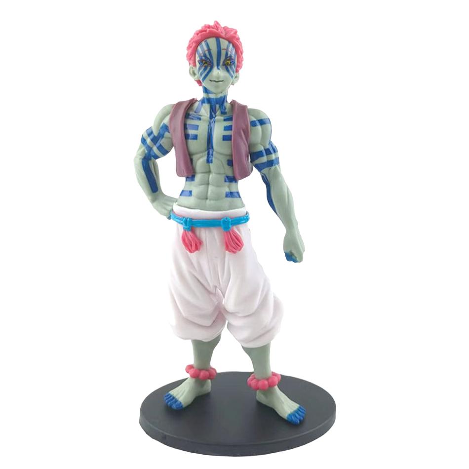 Аниме Фигурка Истребитель Демонов - Камадо Тандзиро с Агацума Дзэницу и Нэдзуко ПВХ Модель Игрушки Kimetsu No Yaiba Воины